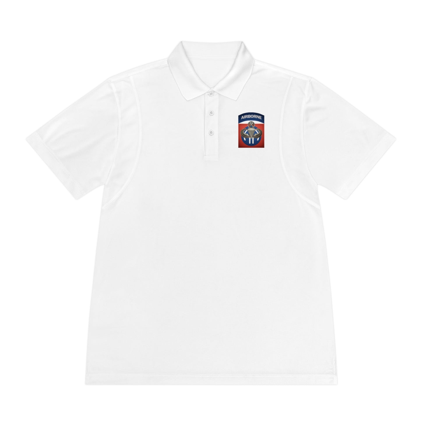 Master Wings and 82nd Patch Premium Men's Sport Polo Shirt