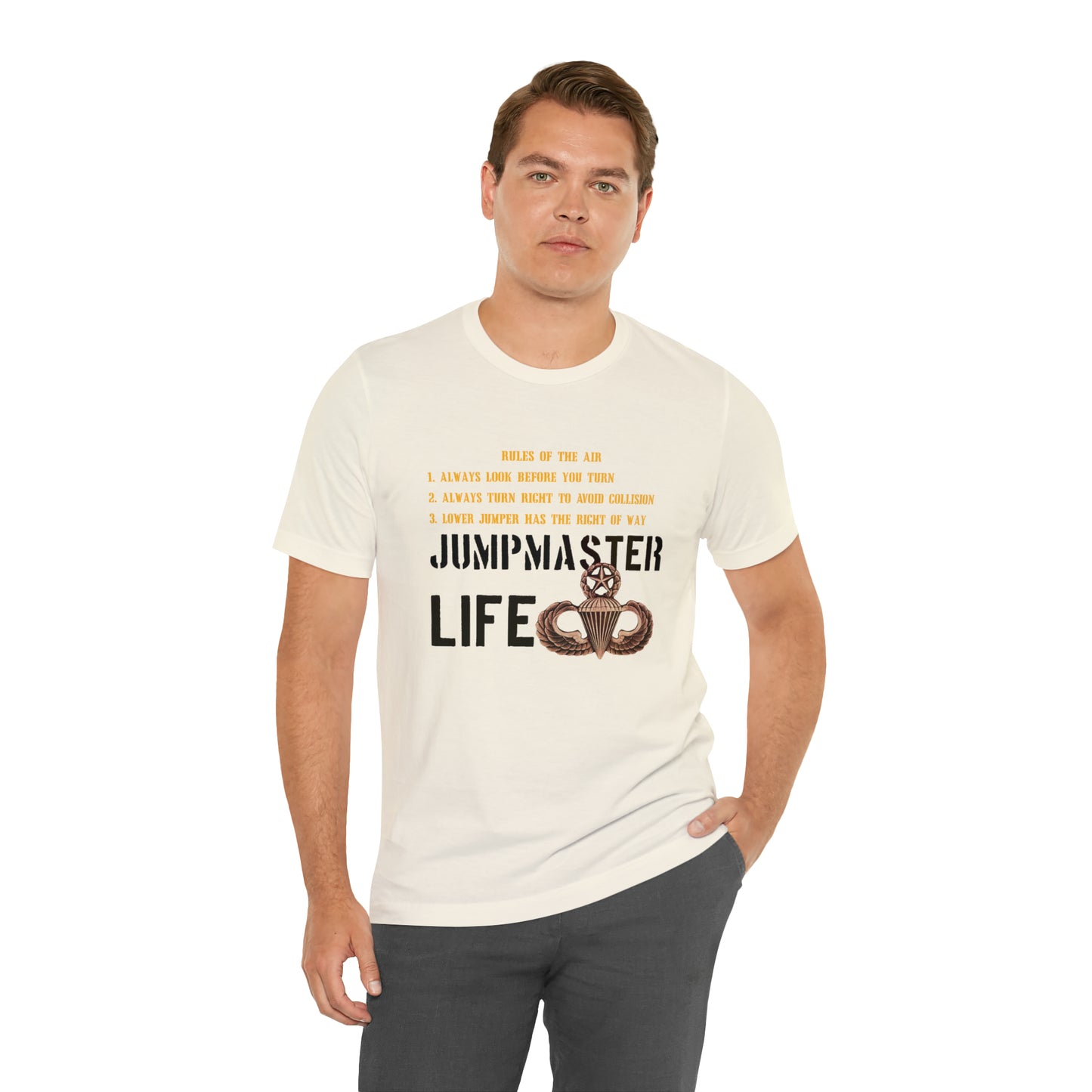 Rules of the Air Jumpmaster Life Unisex Jersey Short Sleeve Tee