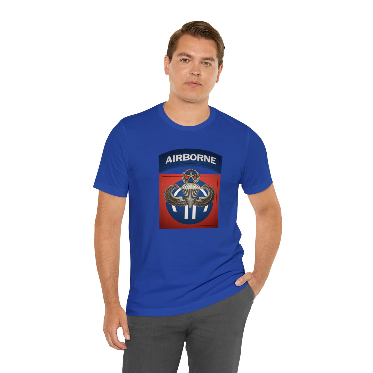 Master Rated Jumpmaster 82nd Airborne Unisex Jersey Short Sleeve Tee