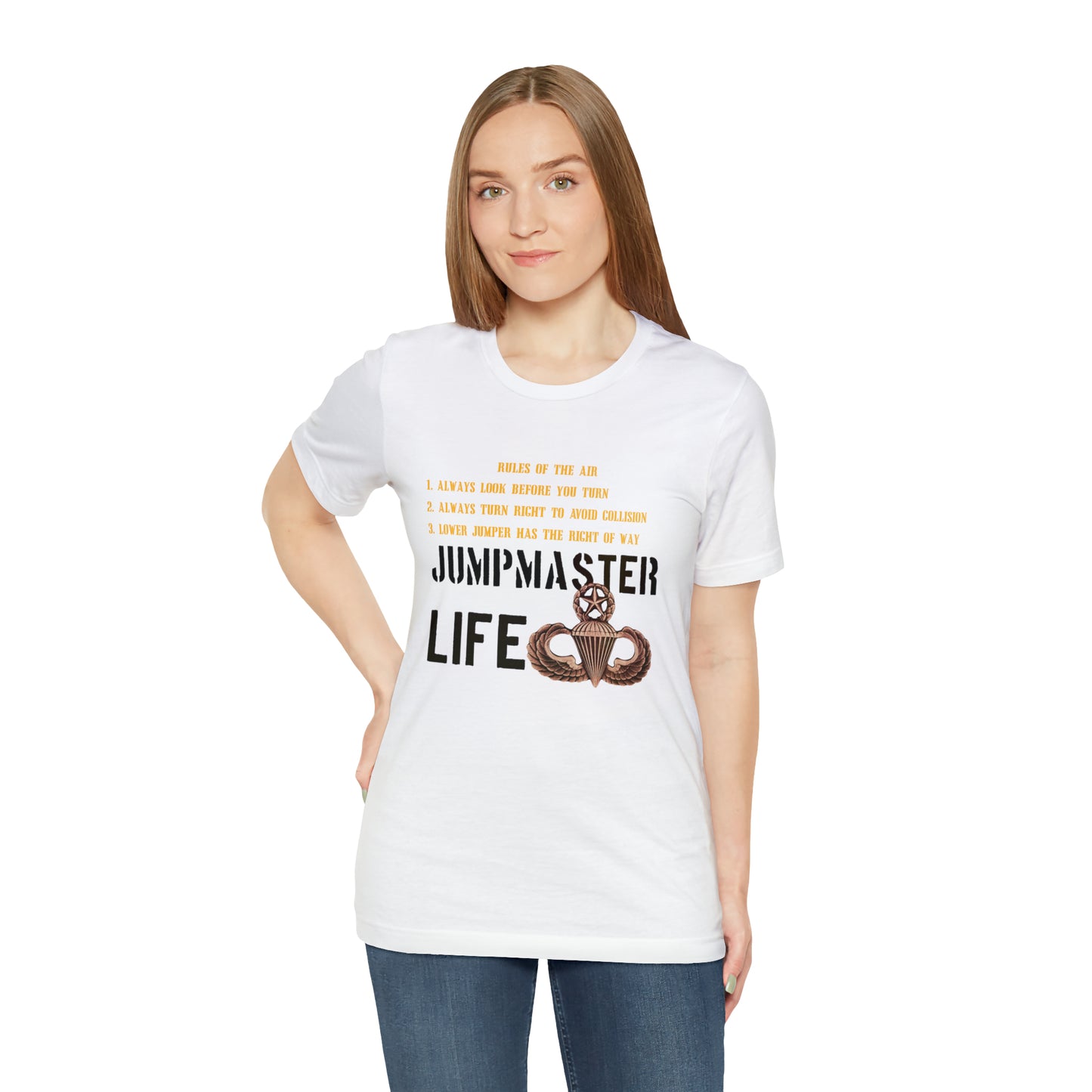 Rules of the Air Jumpmaster Life Unisex Jersey Short Sleeve Tee