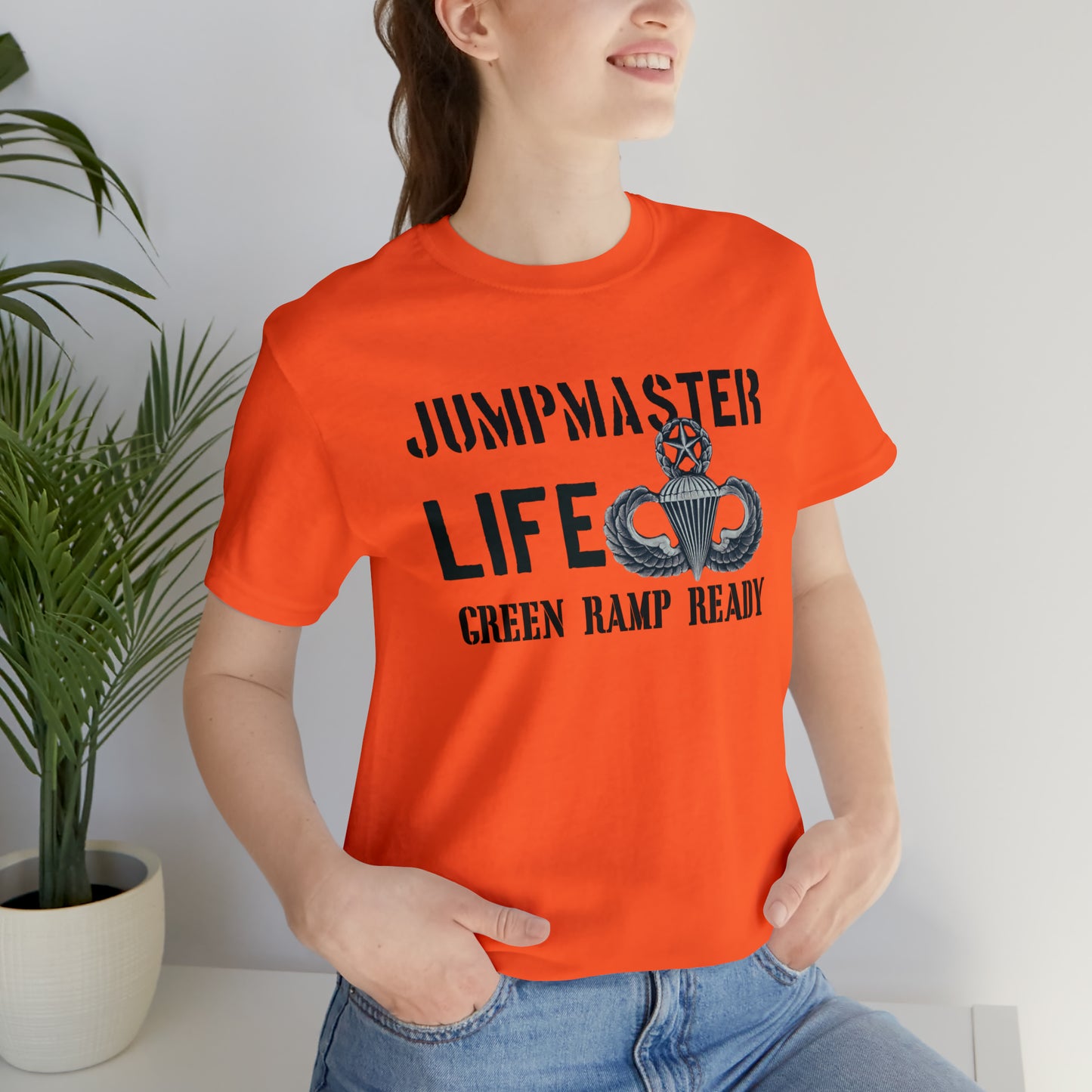 Jumpmaster Life Green Ramp Ready T-shirt Unisex Jersey Short Sleeve Tee