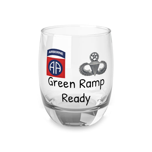 Green Ramp Ready Whiskey Glass