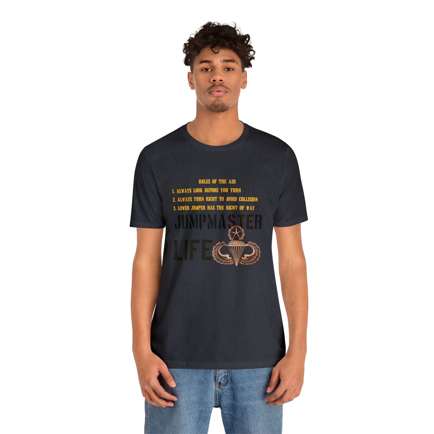 Rules of the Air Jumpmaster Life Unisex Jersey Short Sleeve Tee