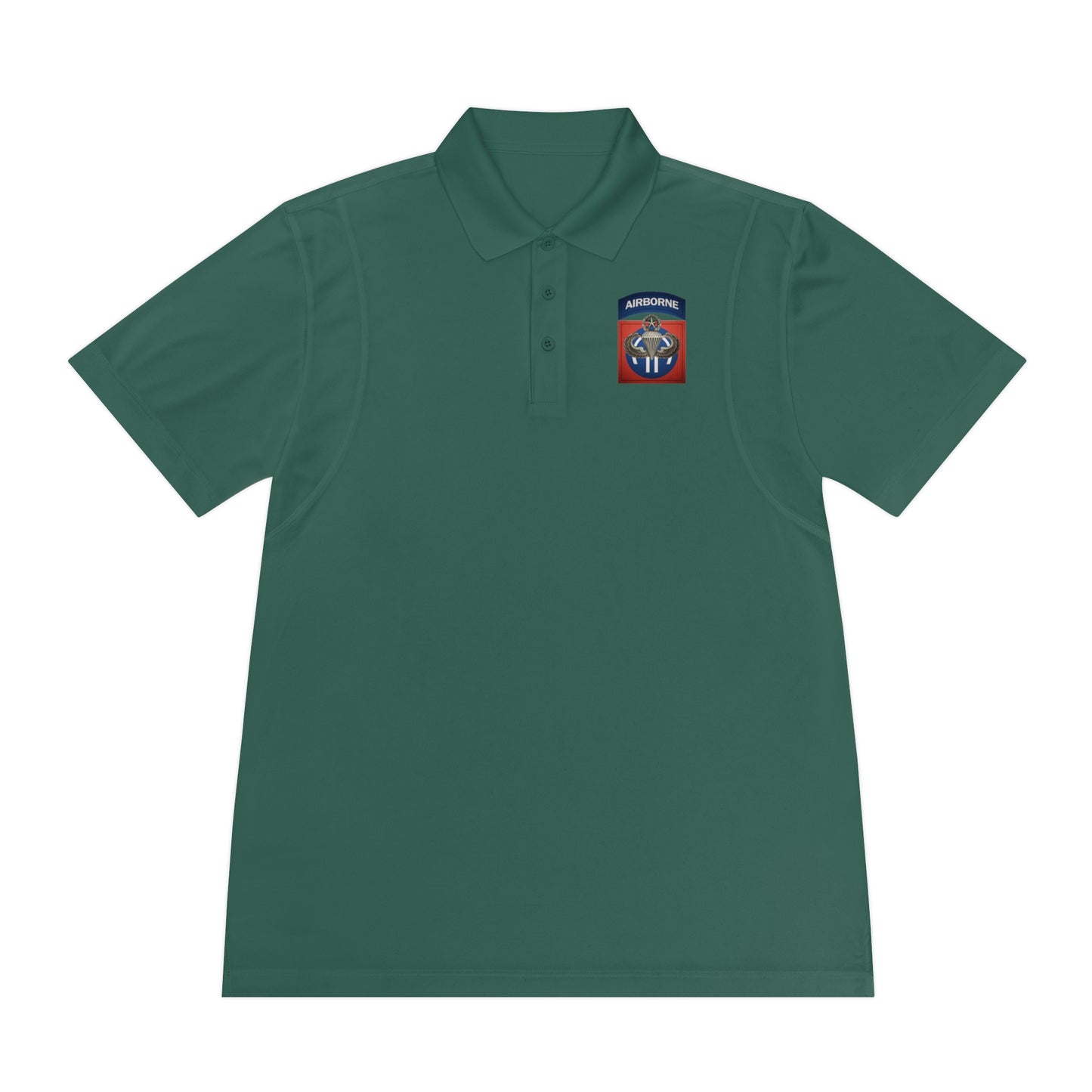 Master Wings and 82nd Patch Premium Men's Sport Polo Shirt