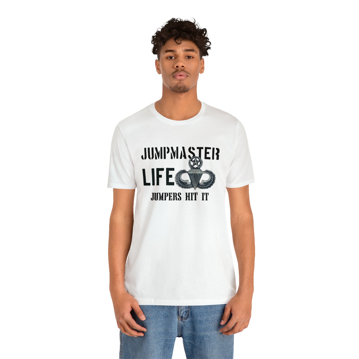 Jumpmaster Life Jumpers Hit It Airborne Unisex Jersey Short Sleeve Tee