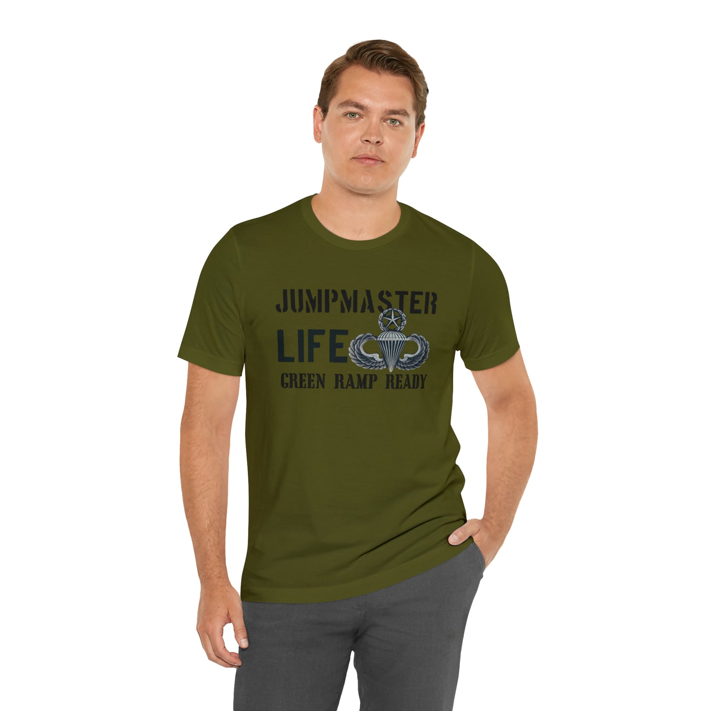 Jumpmaster Life Green Ramp Ready T-shirt Unisex Jersey Short Sleeve Tee