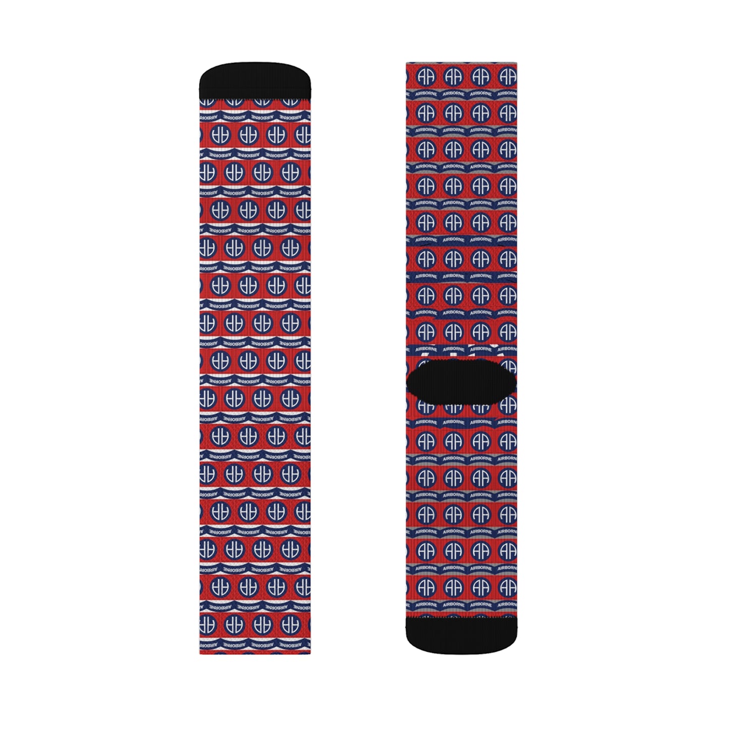 82nd Patch Tiled Socks