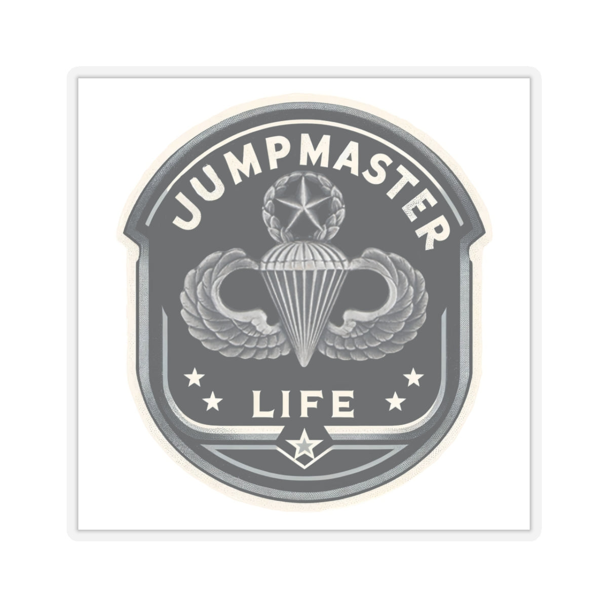 Jumpmaster Life Kiss Cut Sticker