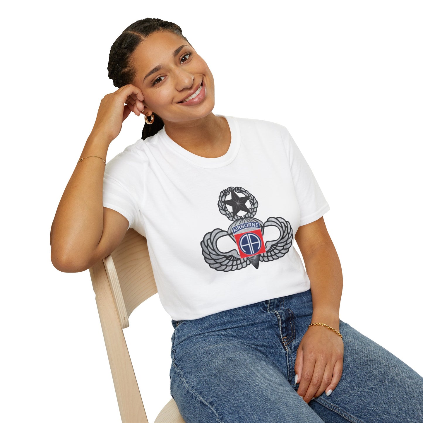 82nd Old School Logo Unisex Softstyle T-Shirt