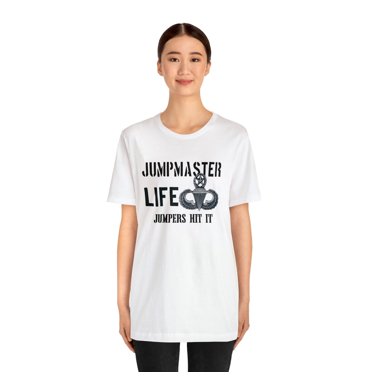 Jumpmaster Life Jumpers Hit It Airborne Unisex Jersey Short Sleeve Tee