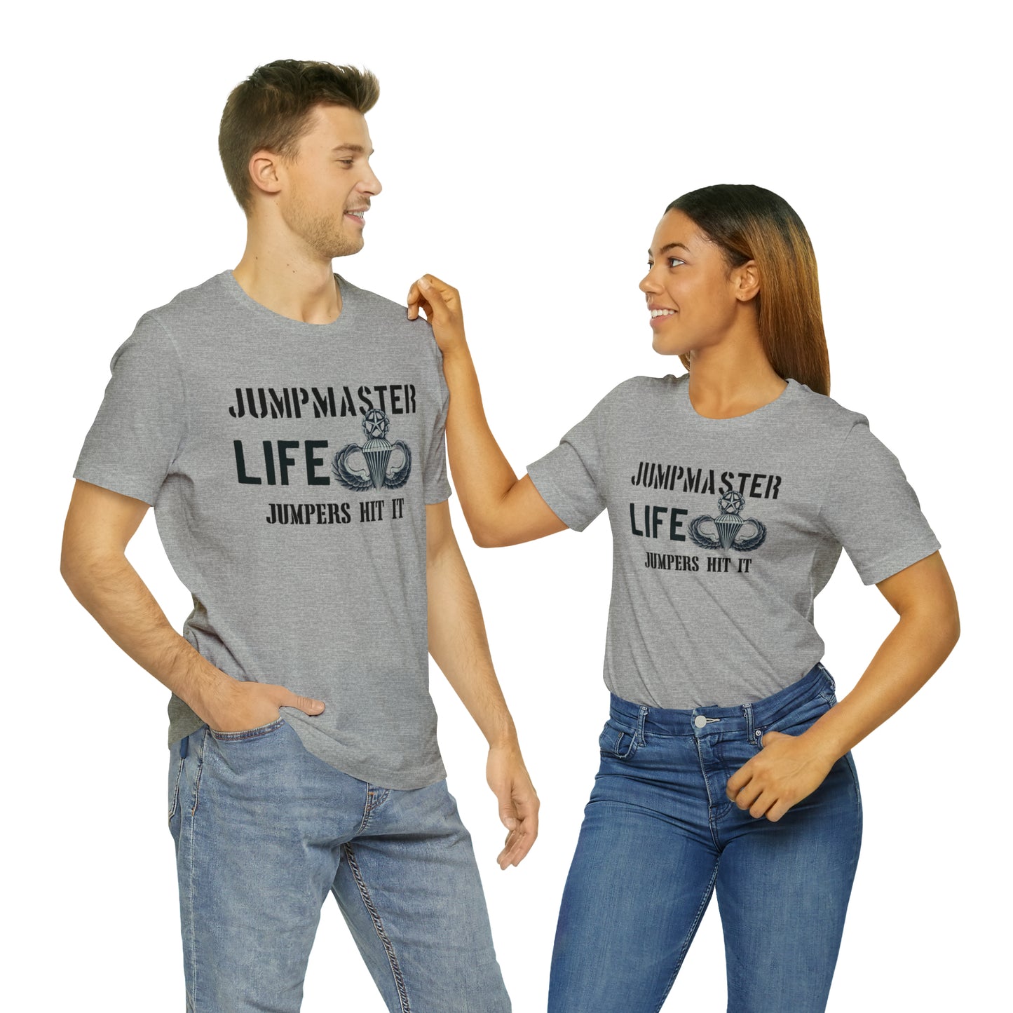 Jumpmaster Life Jumpers Hit It Airborne Unisex Jersey Short Sleeve Tee