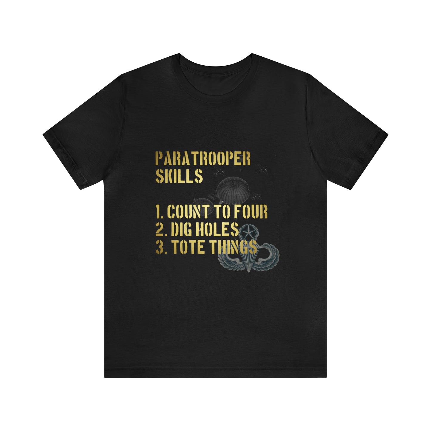 Paratrooper Skills Unisex Jersey Short Sleeve Tee