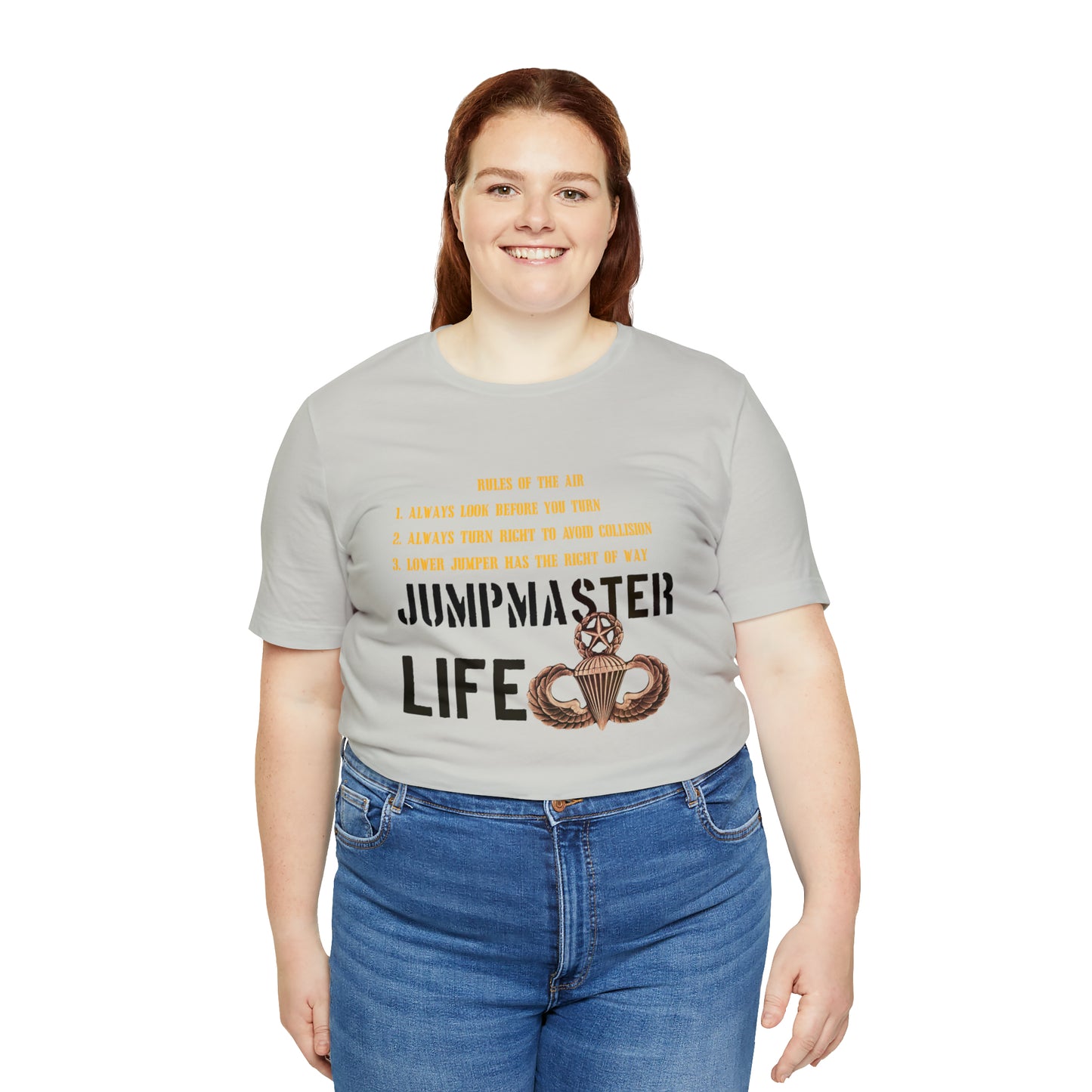 Rules of the Air Jumpmaster Life Unisex Jersey Short Sleeve Tee