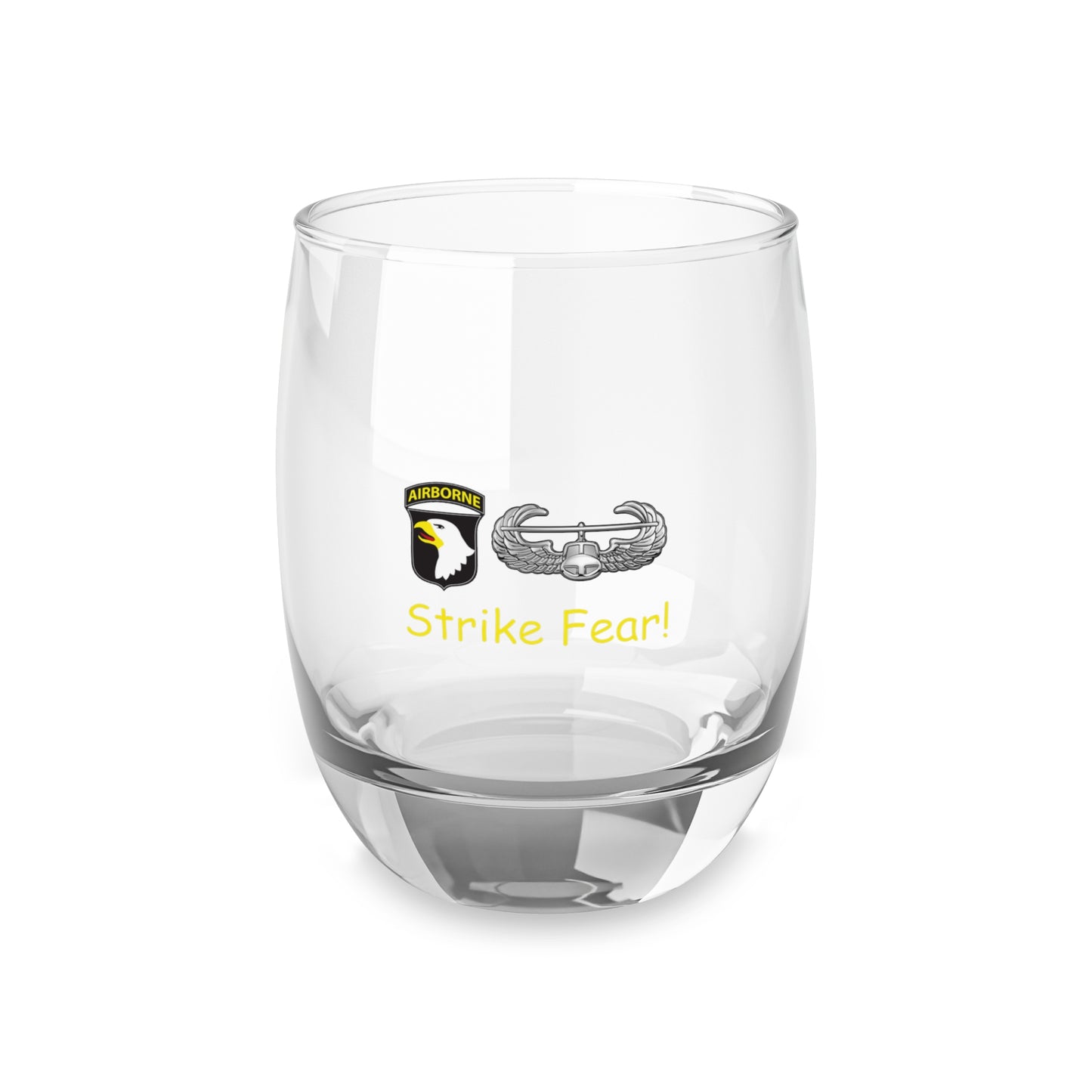 101st Airborne Air Assault Whiskey Glass | Strike Fear!