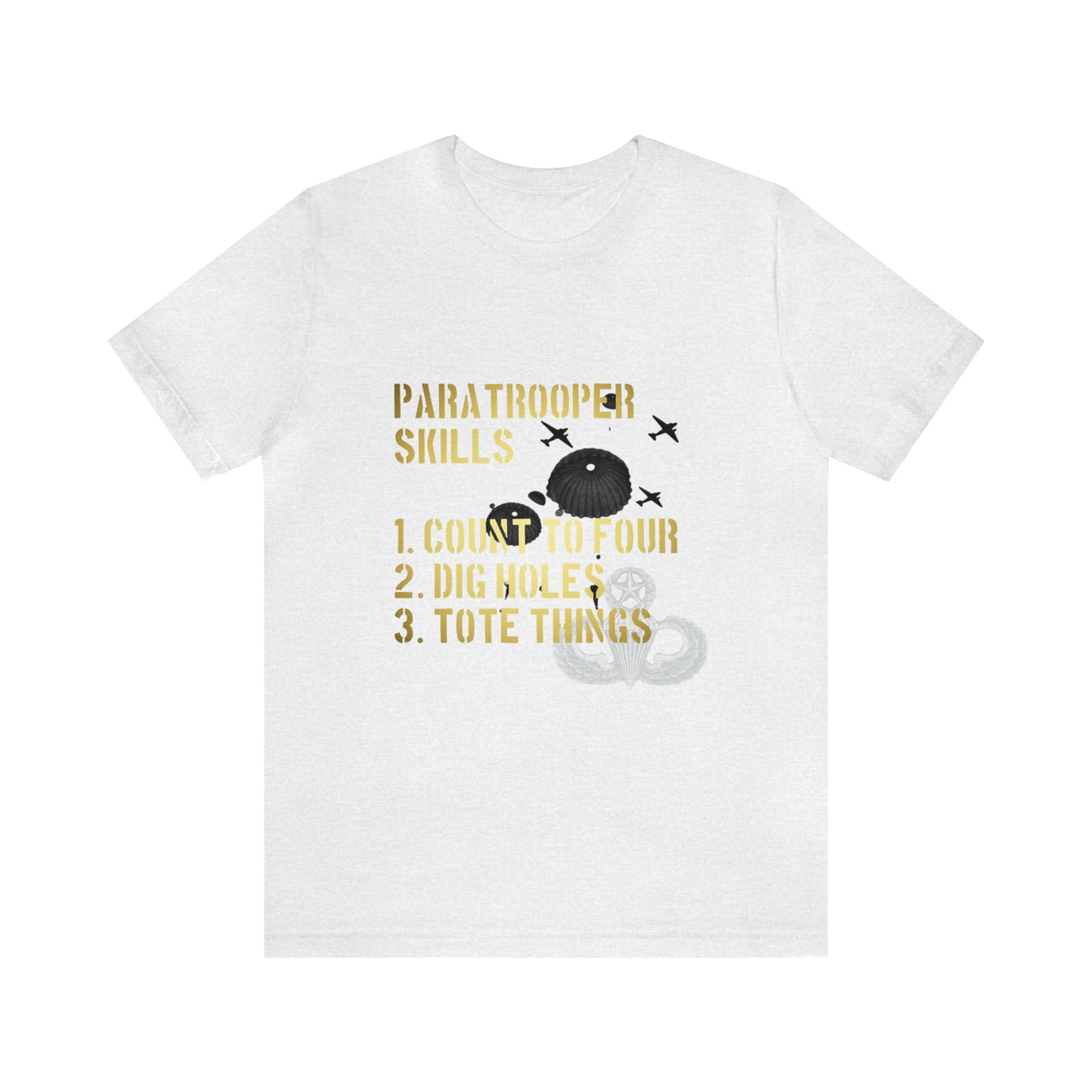 Paratrooper Skills Unisex Jersey Short Sleeve Tee