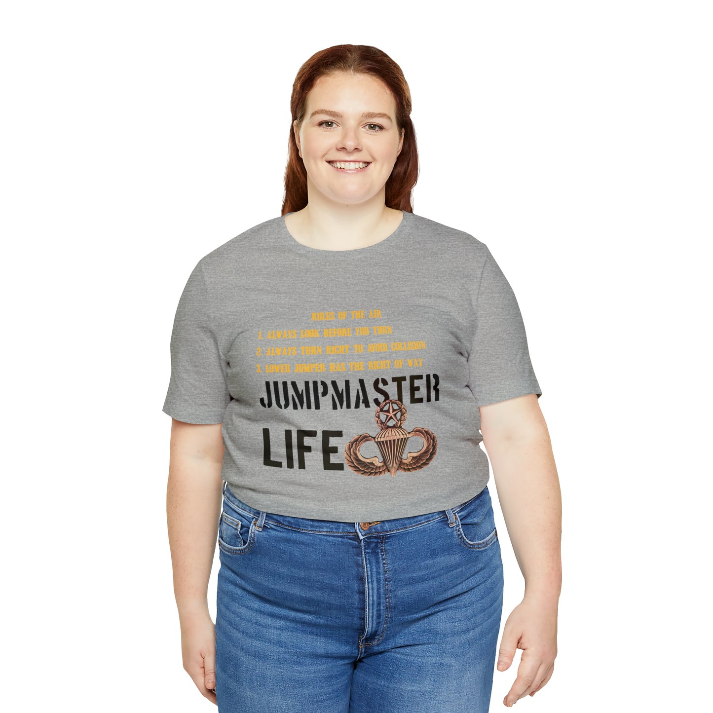 Rules of the Air Jumpmaster Life Unisex Jersey Short Sleeve Tee