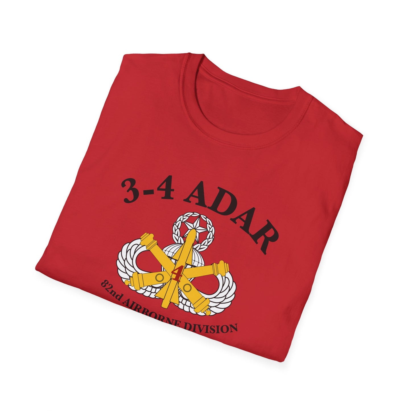 3-4 ADAR Battalion T Shirt Marshall Design Unisex Softstyle T-Shirt