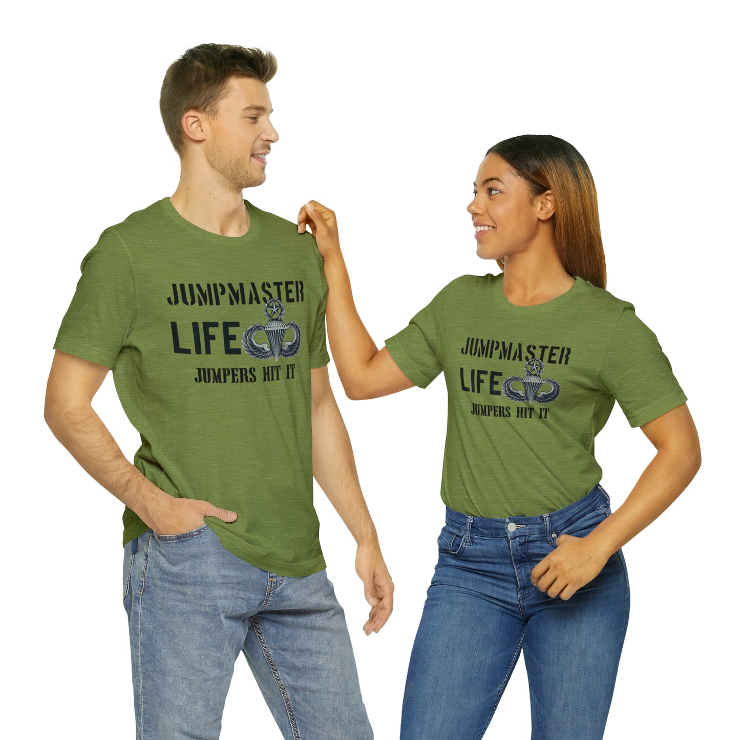 Jumpmaster Life Jumpers Hit It Airborne Unisex Jersey Short Sleeve Tee