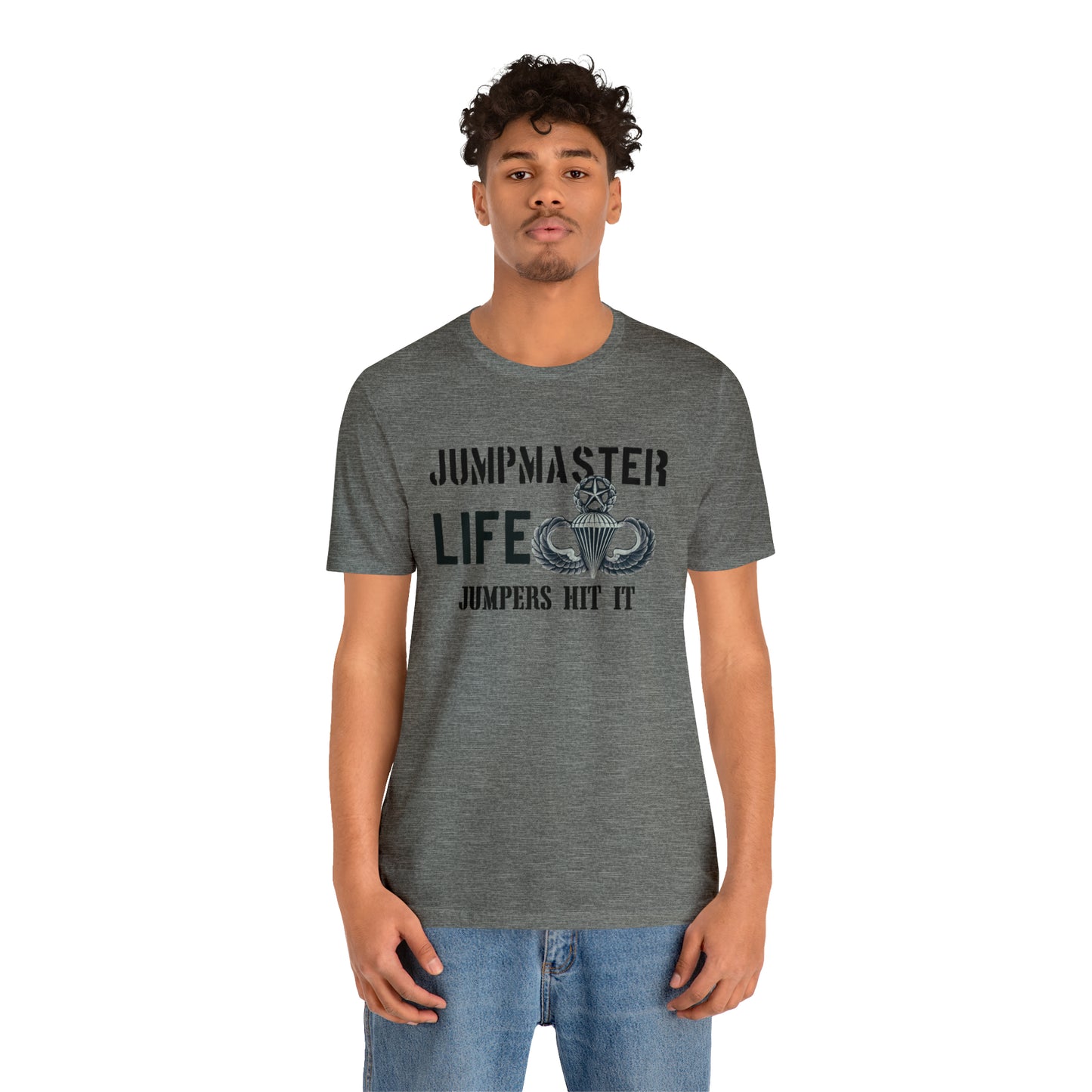 Jumpmaster Life Jumpers Hit It Airborne Unisex Jersey Short Sleeve Tee