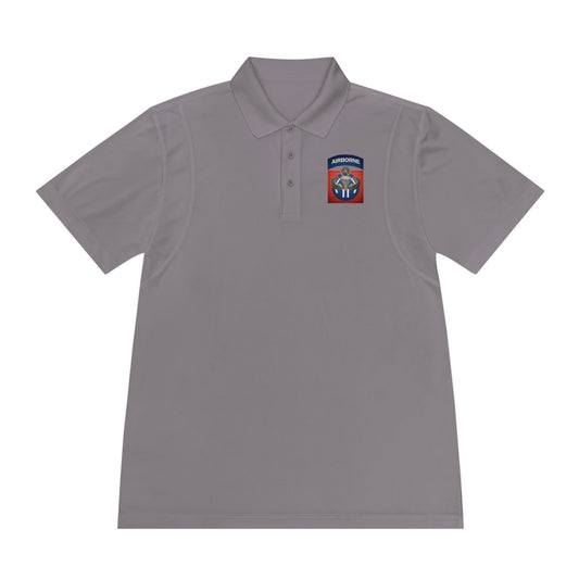 Master Wings and 82nd Patch Premium Men's Sport Polo Shirt