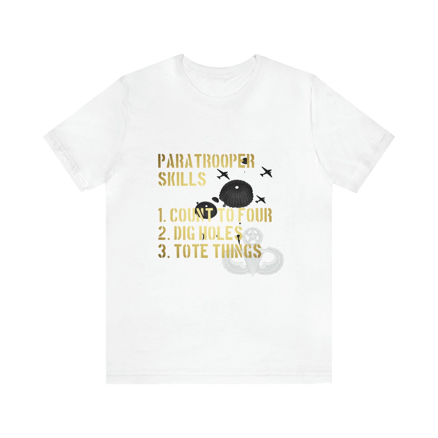 Paratrooper Skills Unisex Jersey Short Sleeve Tee