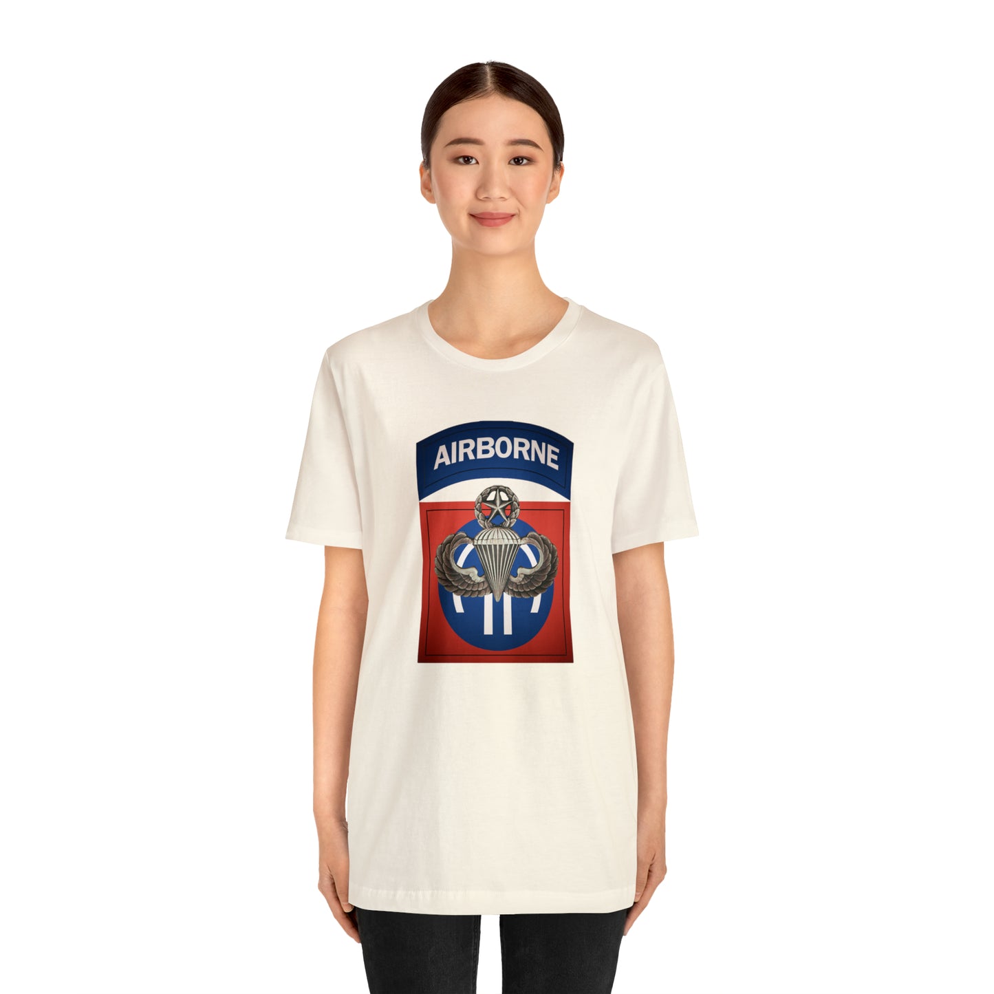 Master Rated Jumpmaster 82nd Airborne Unisex Jersey Short Sleeve Tee