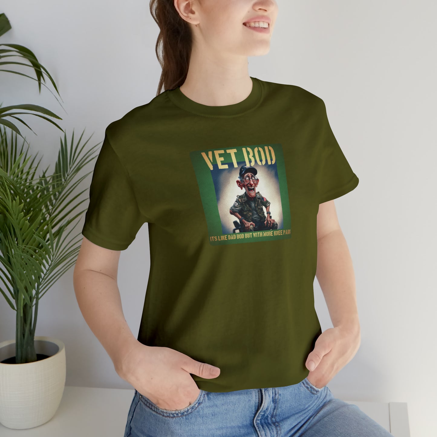 Vet Bod like Dad Body T-shirt Unisex Jersey Short Sleeve Tee