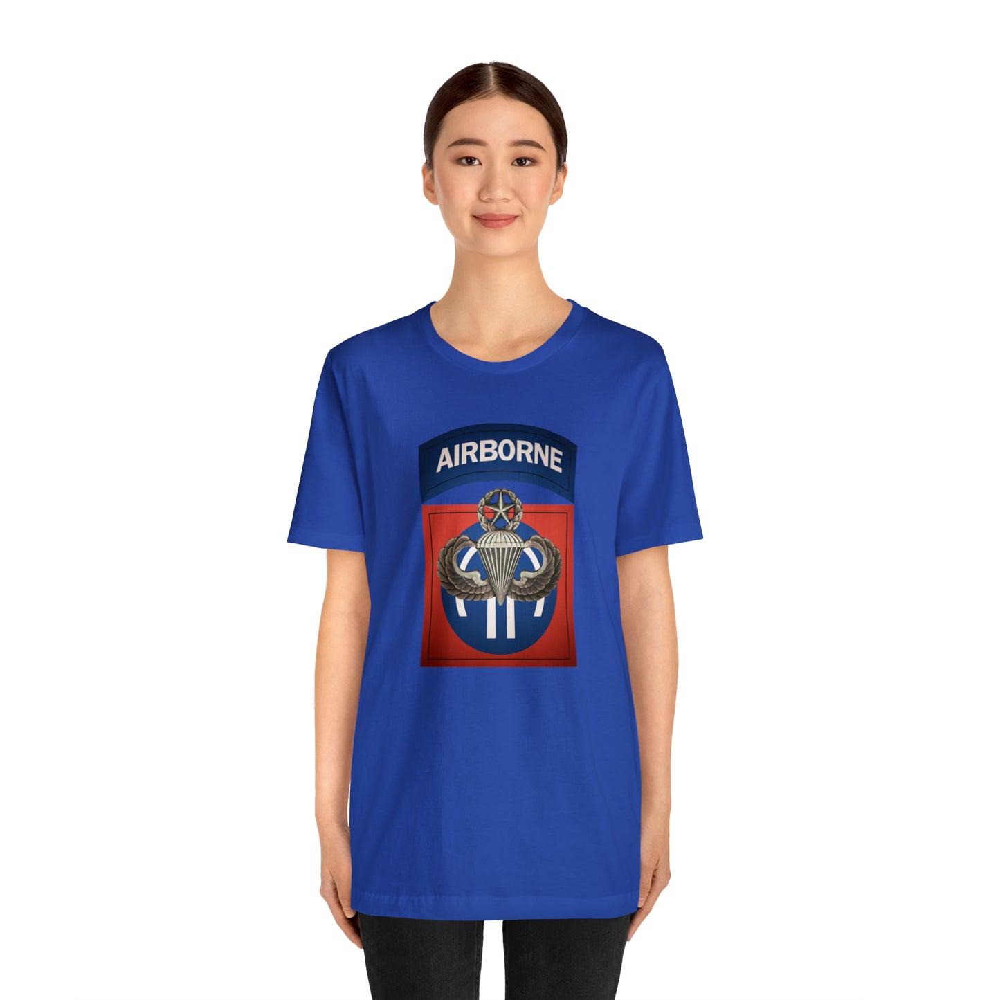 Master Rated Jumpmaster 82nd Airborne Unisex Jersey Short Sleeve Tee