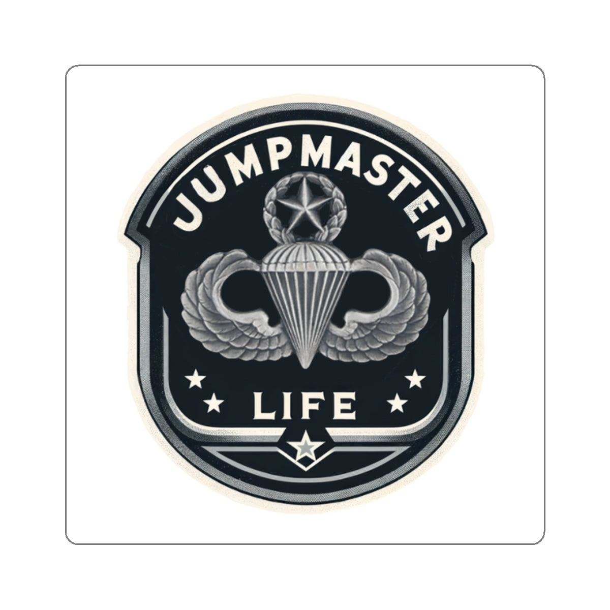 Jumpmaster Life Kiss Cut Sticker