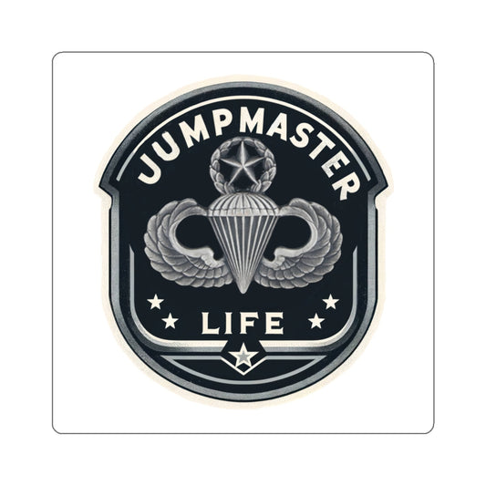 Jumpmaster Life Kiss Cut Sticker