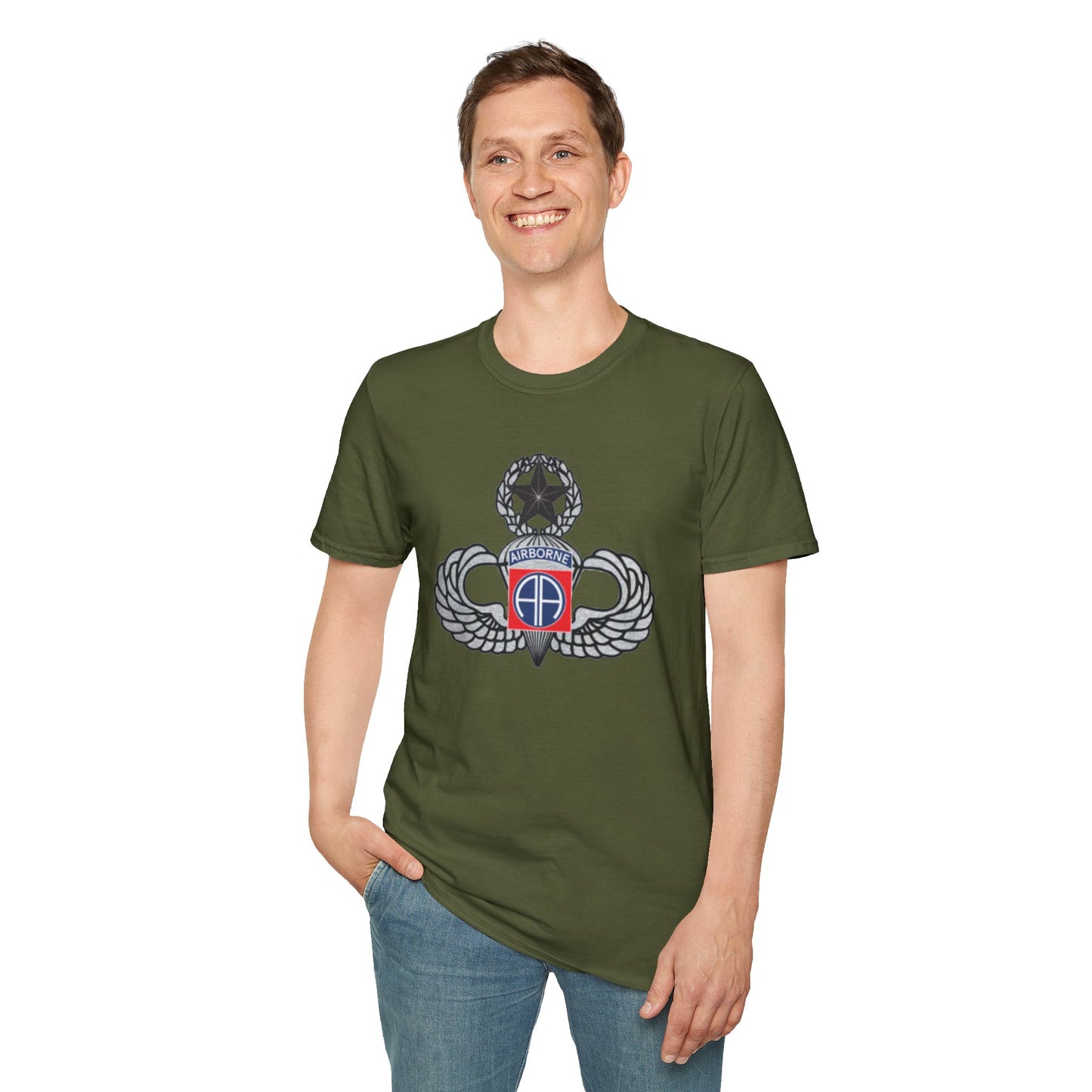 82nd Old School Logo Unisex Softstyle T-Shirt