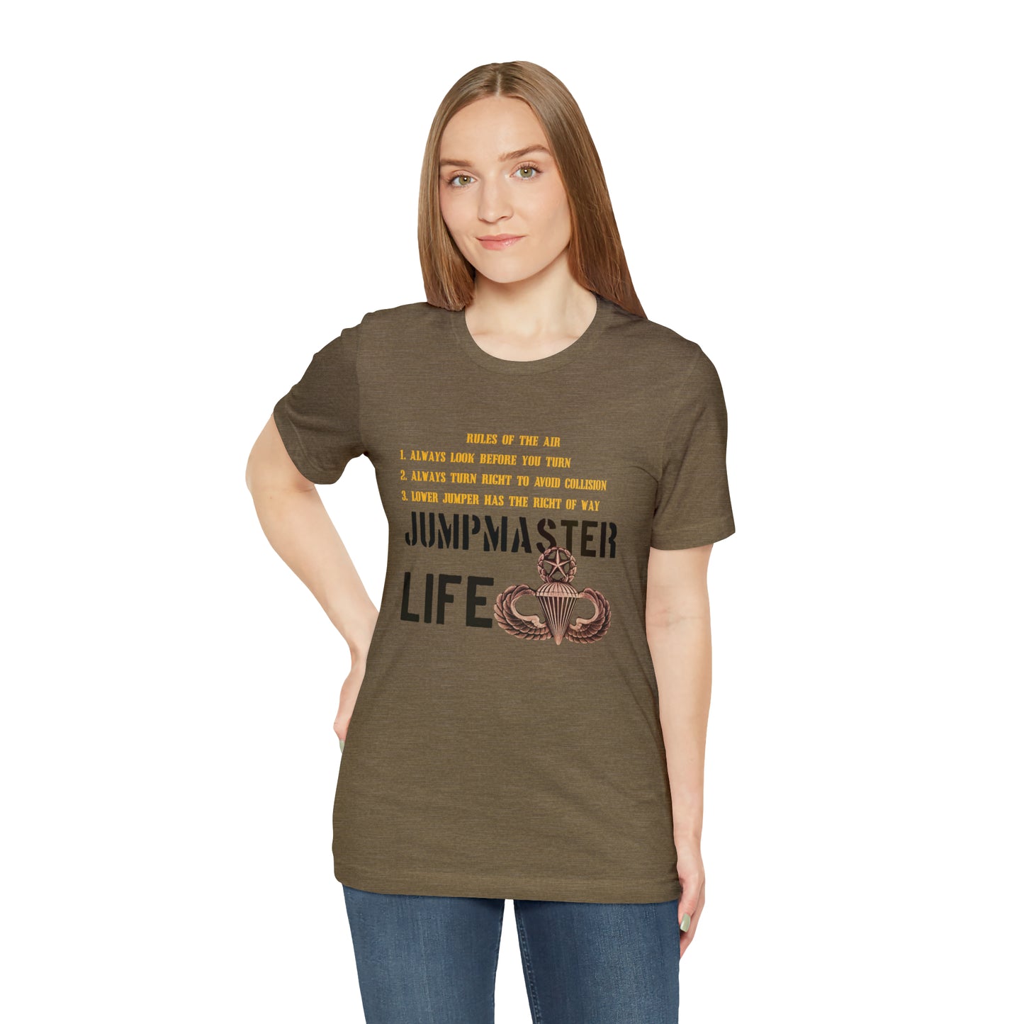 Rules of the Air Jumpmaster Life Unisex Jersey Short Sleeve Tee