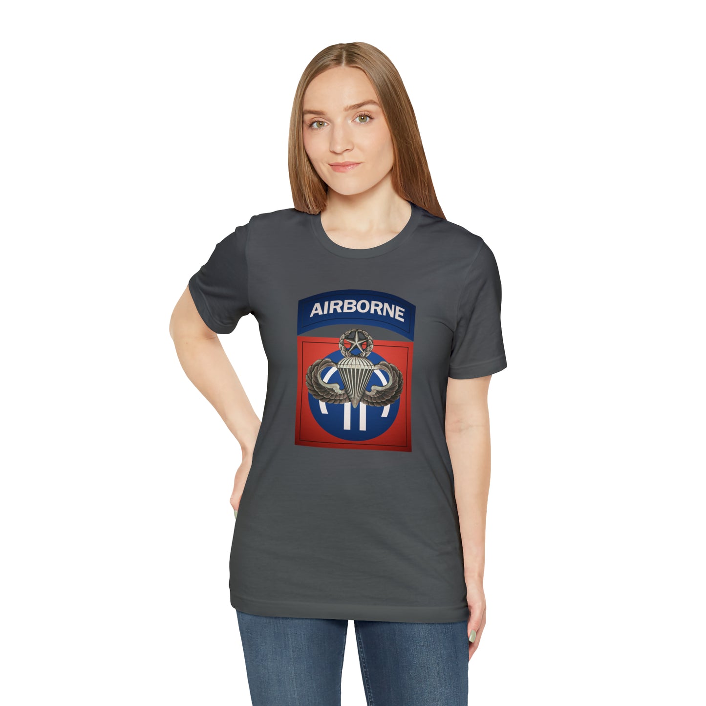 Master Rated Jumpmaster 82nd Airborne Unisex Jersey Short Sleeve Tee