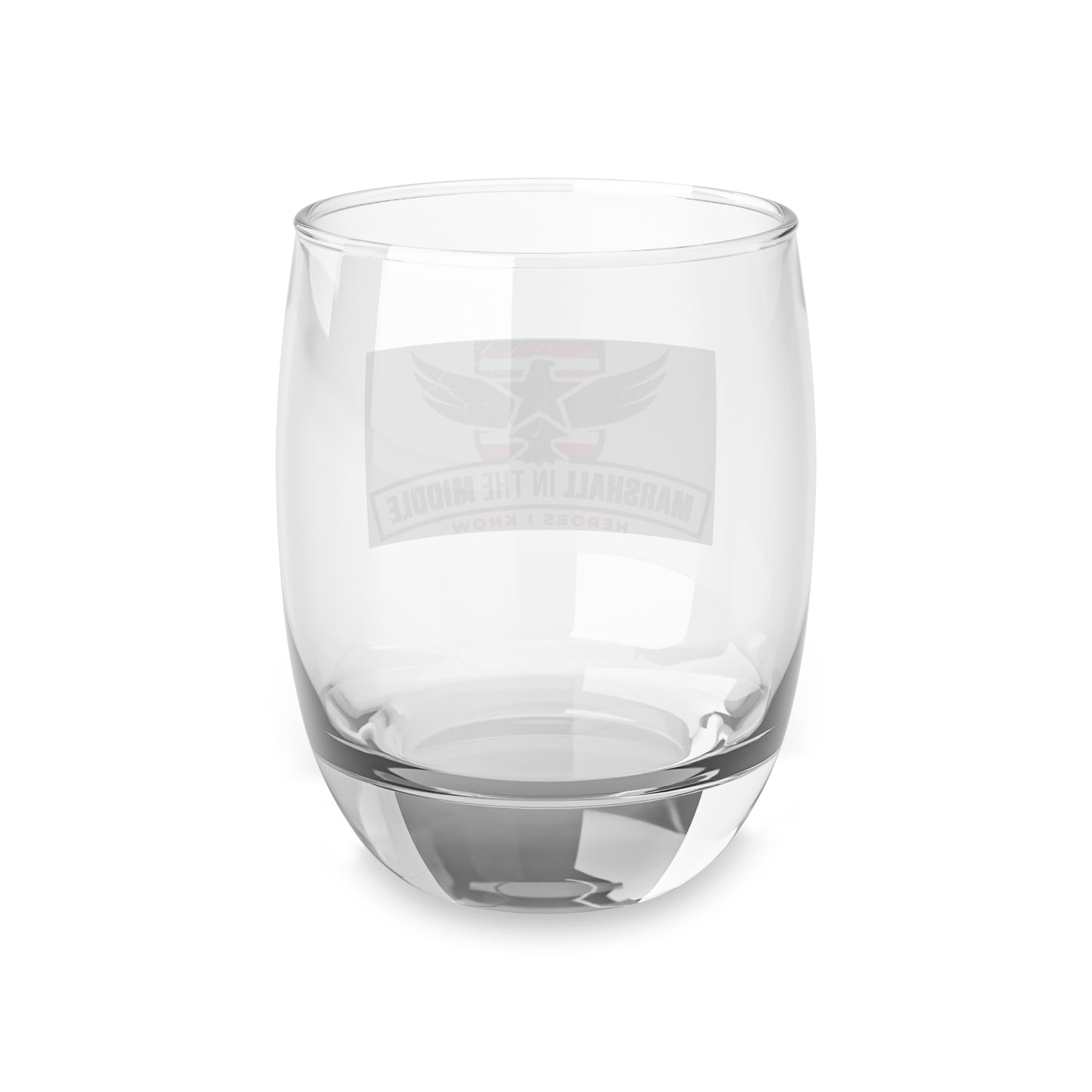 Marshall in the Middle Whiskey Glass