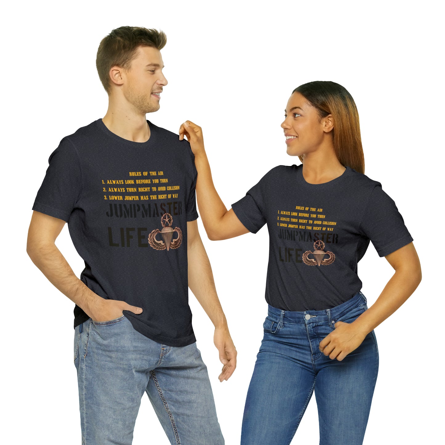 Rules of the Air Jumpmaster Life Unisex Jersey Short Sleeve Tee