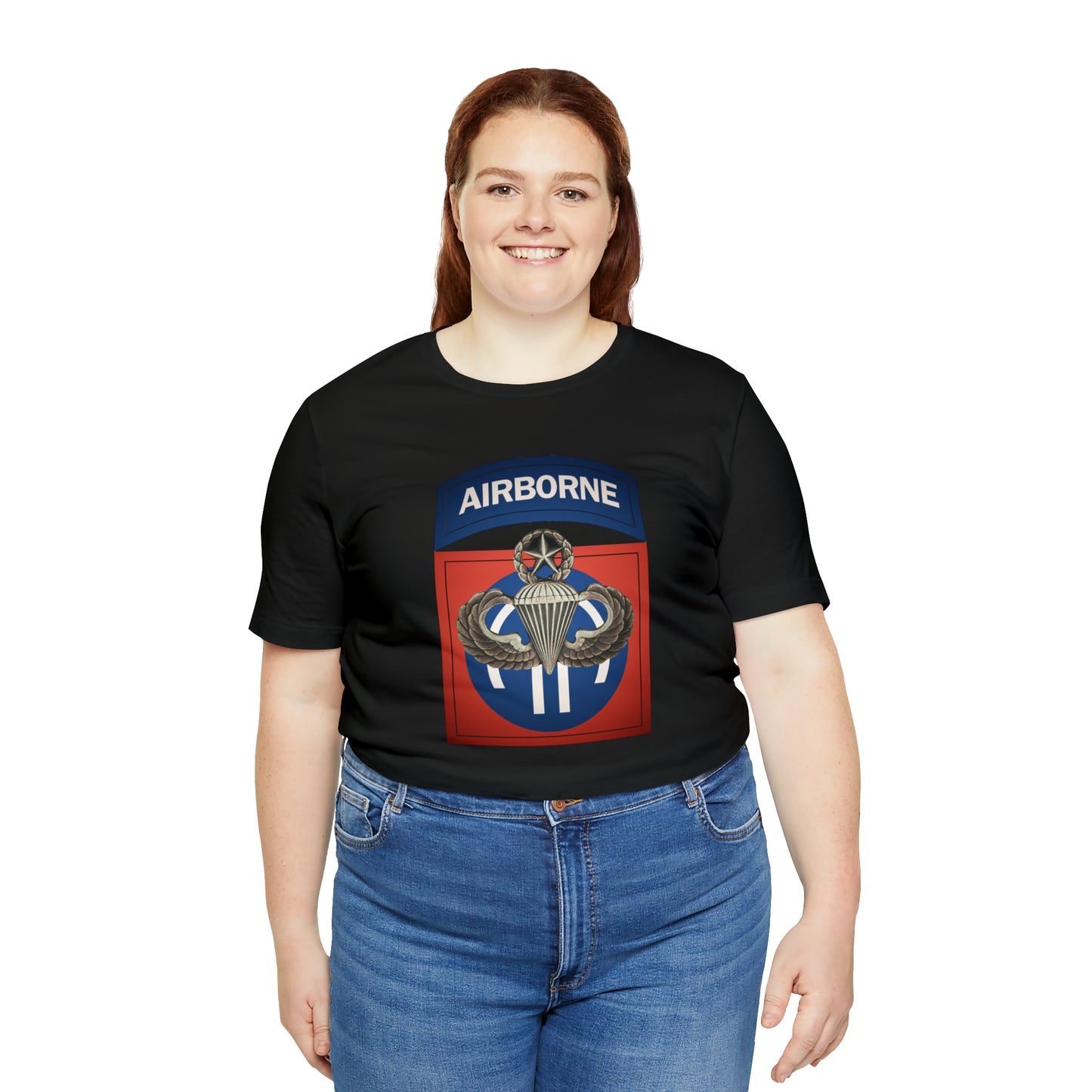 Master Rated Jumpmaster 82nd Airborne Unisex Jersey Short Sleeve Tee