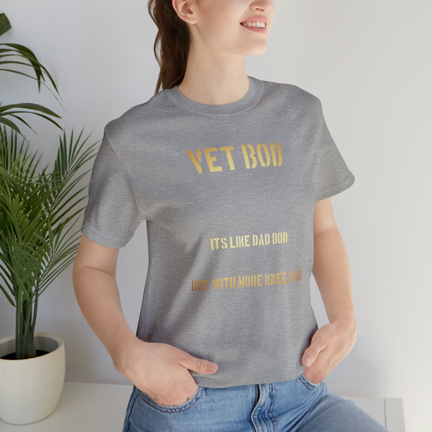 Vet Bod T-shirt Unisex Jersey Short Sleeve Tee