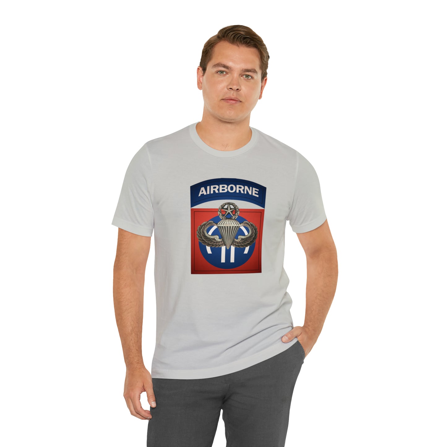 Master Rated Jumpmaster 82nd Airborne Unisex Jersey Short Sleeve Tee