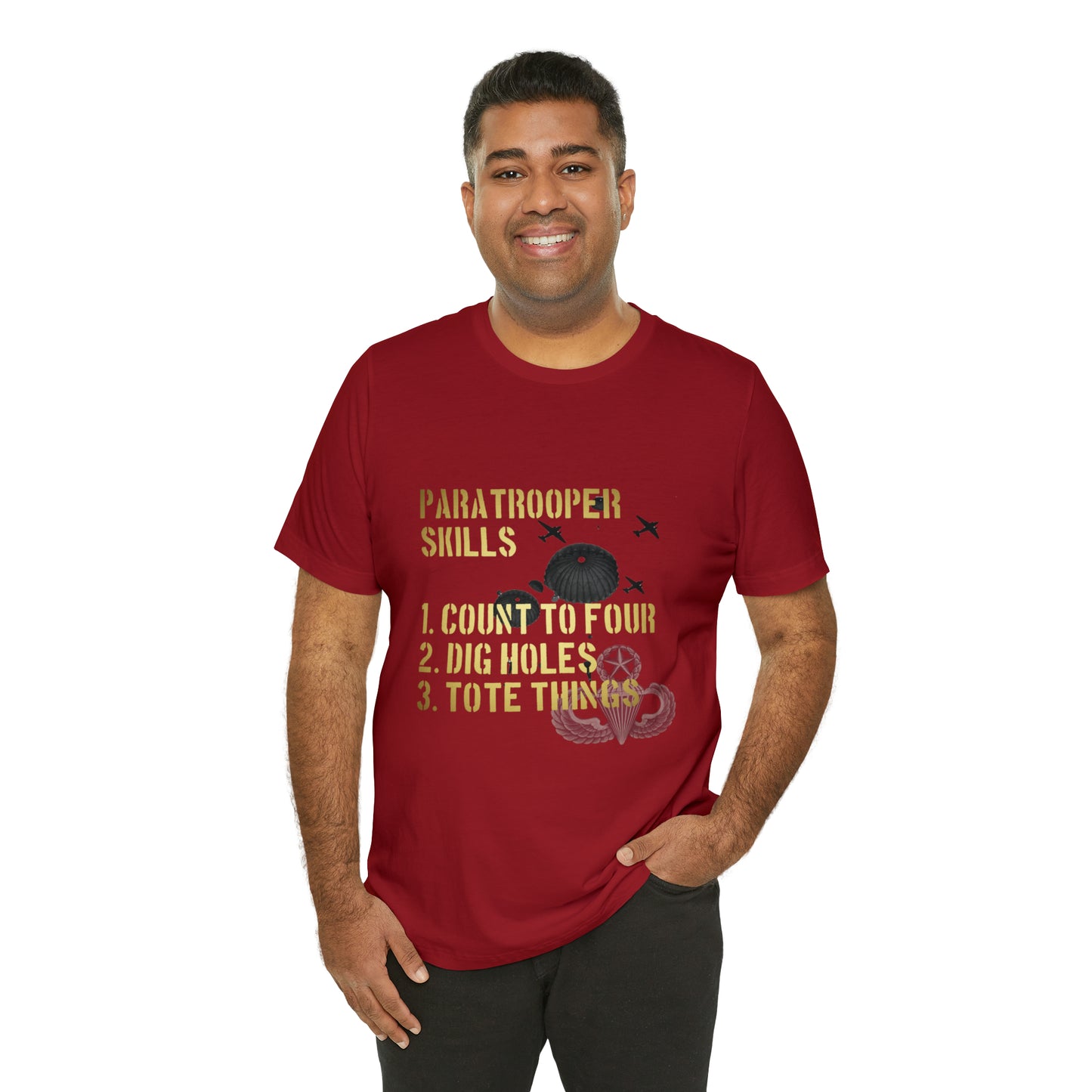 Paratrooper Skills Unisex Jersey Short Sleeve Tee