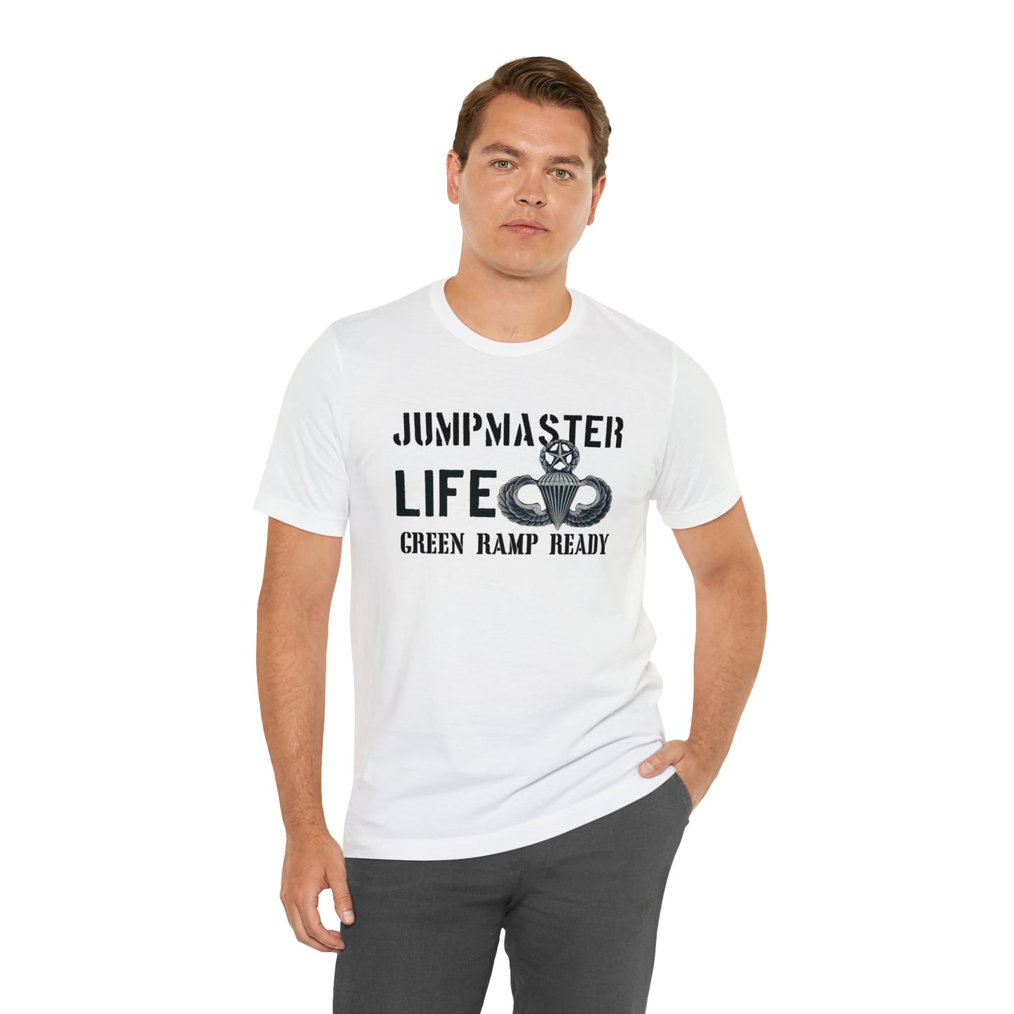 Jumpmaster Life Green Ramp Ready T-shirt Unisex Jersey Short Sleeve Tee