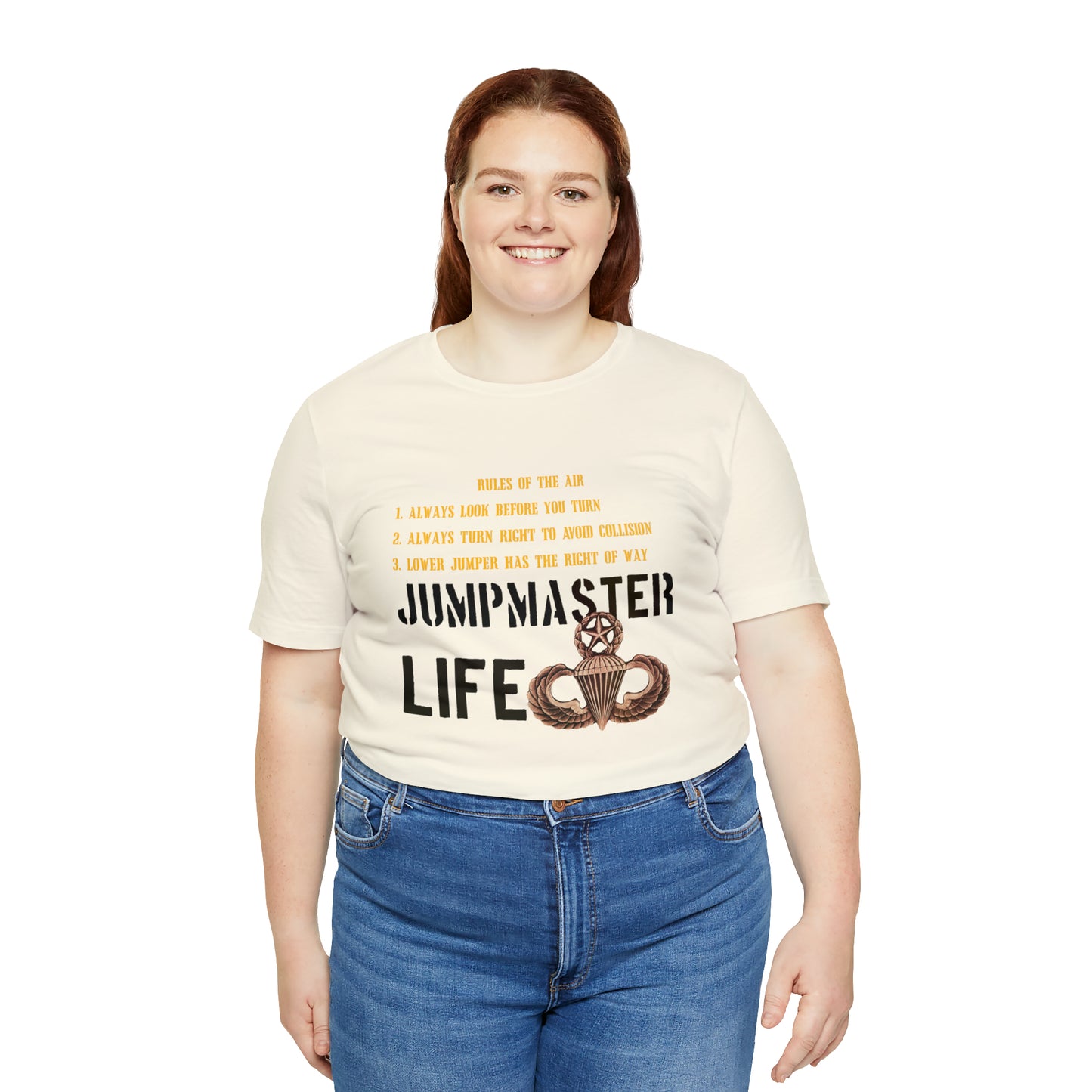 Rules of the Air Jumpmaster Life Unisex Jersey Short Sleeve Tee