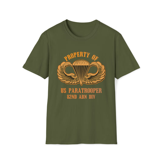 Property of US Paratrooper Unisex Softstyle T-Shirt