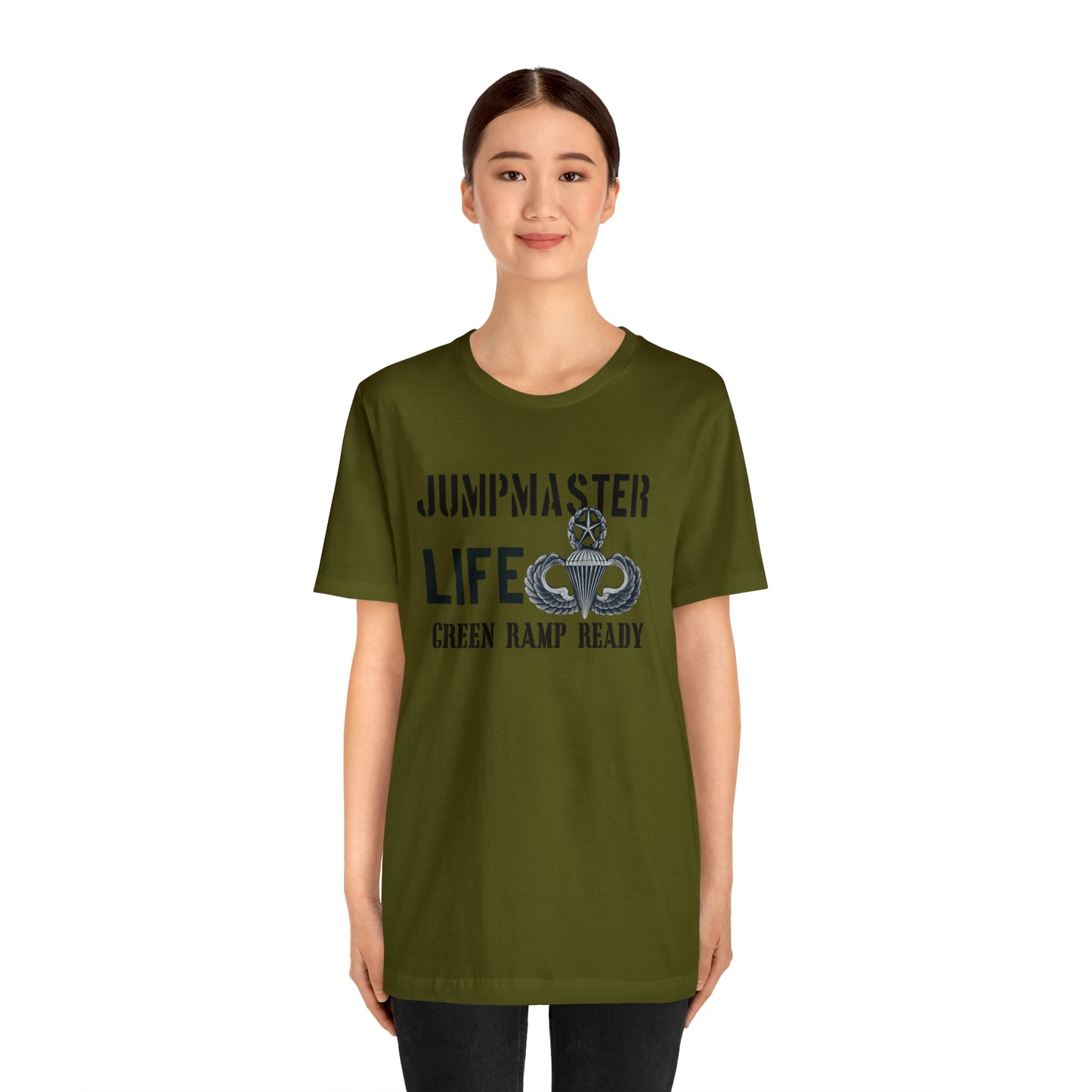 Jumpmaster Life Green Ramp Ready T-shirt Unisex Jersey Short Sleeve Tee