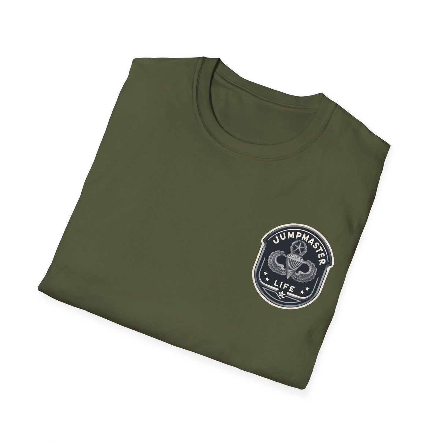 Jumpmaster Life Logo with Master Wings Unisex Softstyle T-Shirt