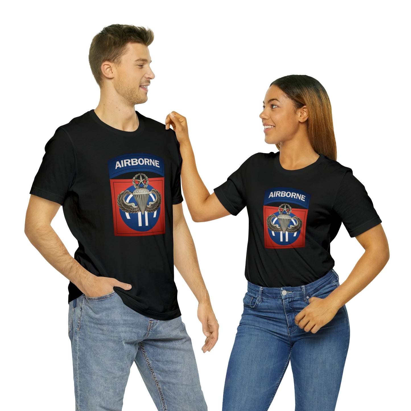 Master Rated Jumpmaster 82nd Airborne Unisex Jersey Short Sleeve Tee