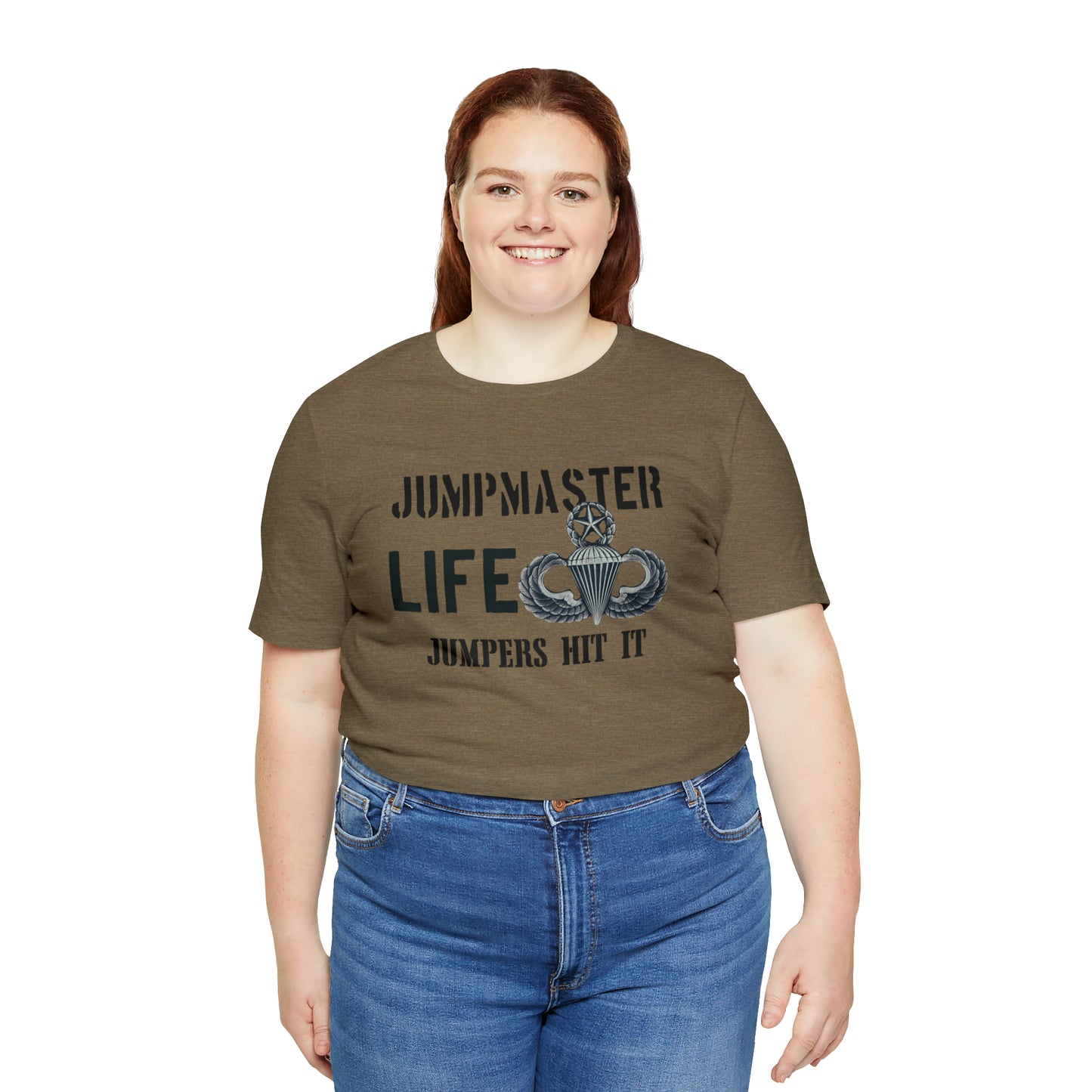 Jumpmaster Life Jumpers Hit It Airborne Unisex Jersey Short Sleeve Tee