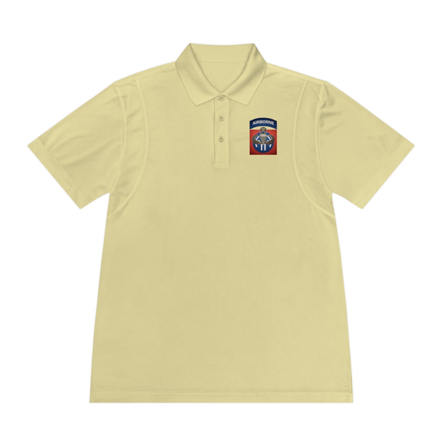 Master Wings and 82nd Patch Premium Men's Sport Polo Shirt