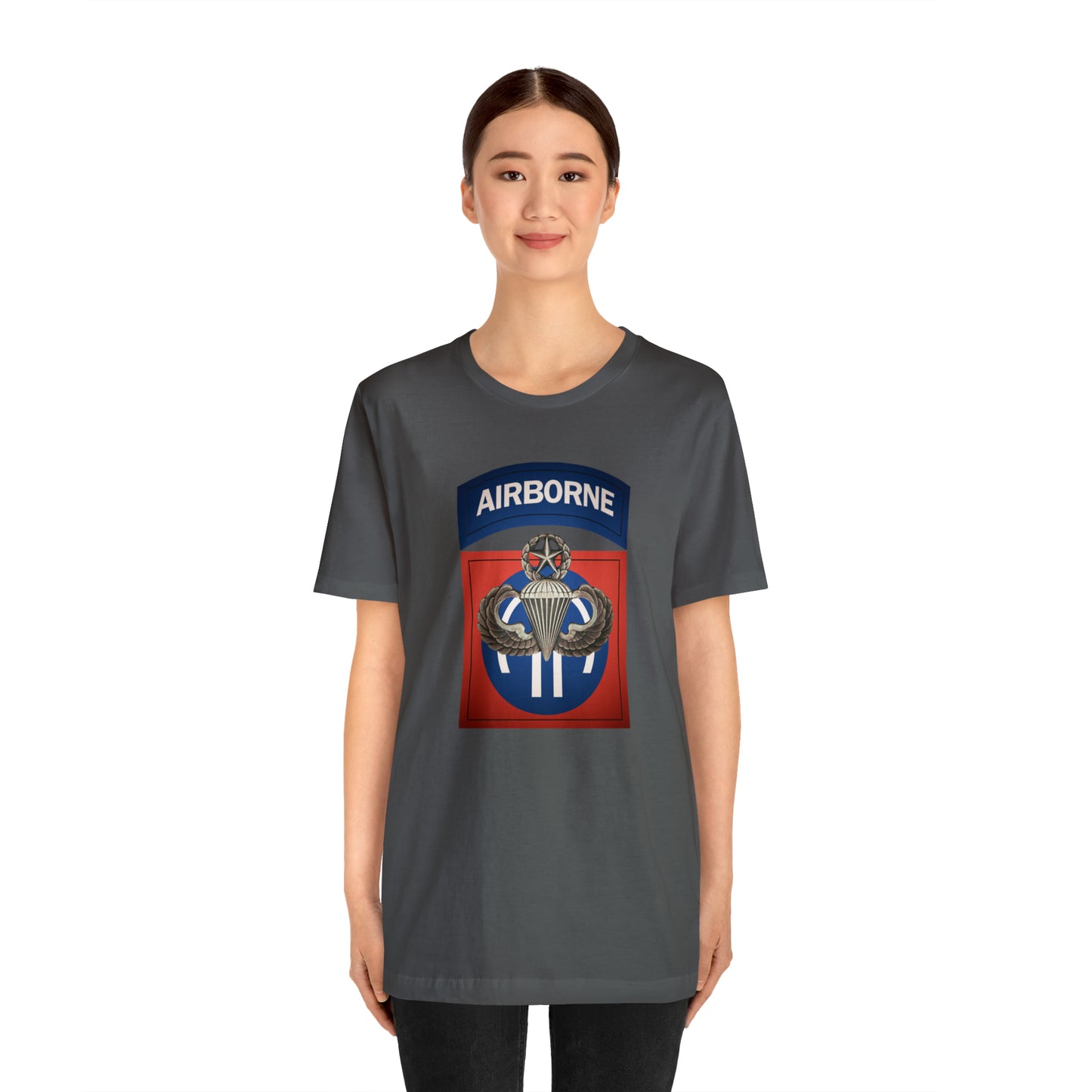 Master Rated Jumpmaster 82nd Airborne Unisex Jersey Short Sleeve Tee