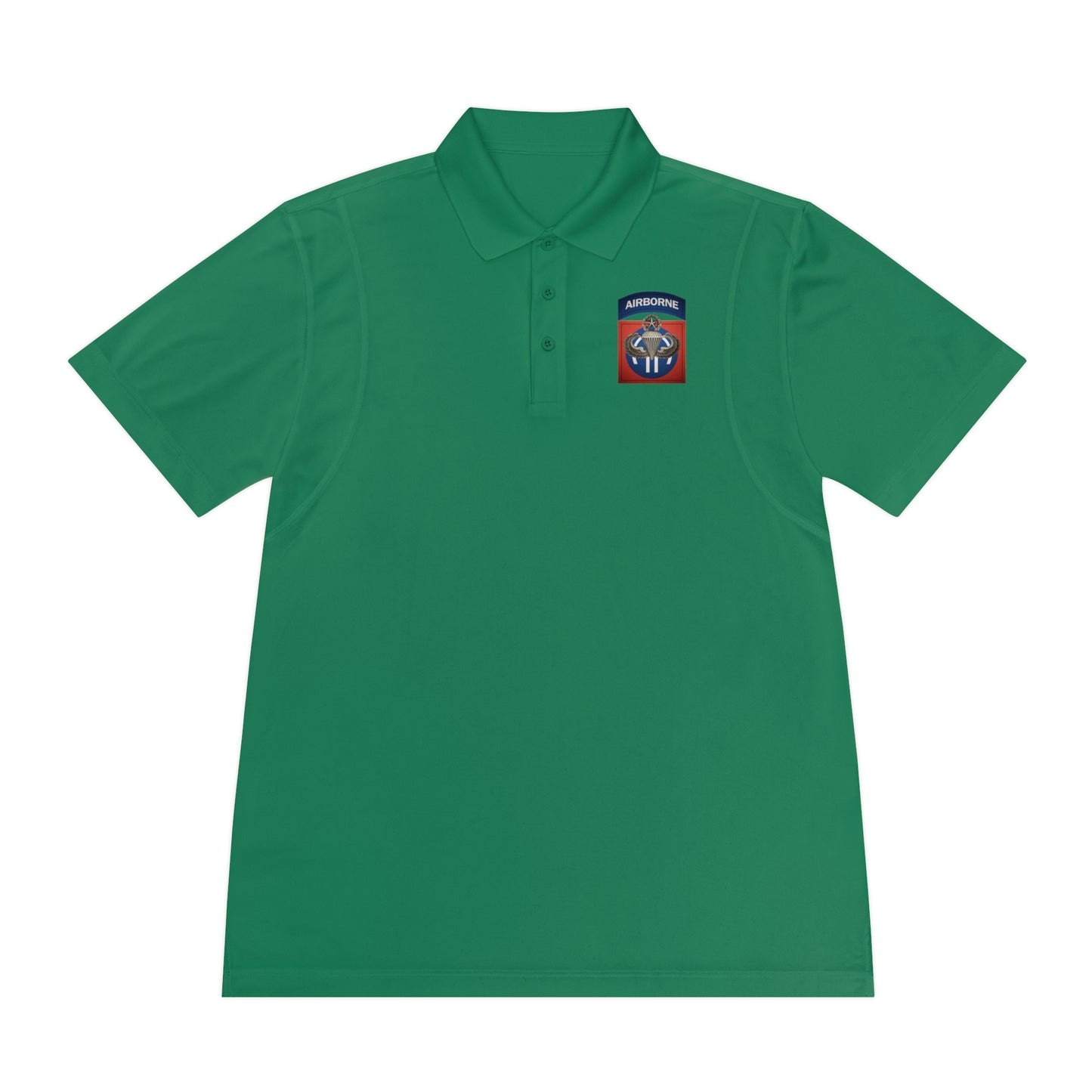 Master Wings and 82nd Patch Premium Men's Sport Polo Shirt