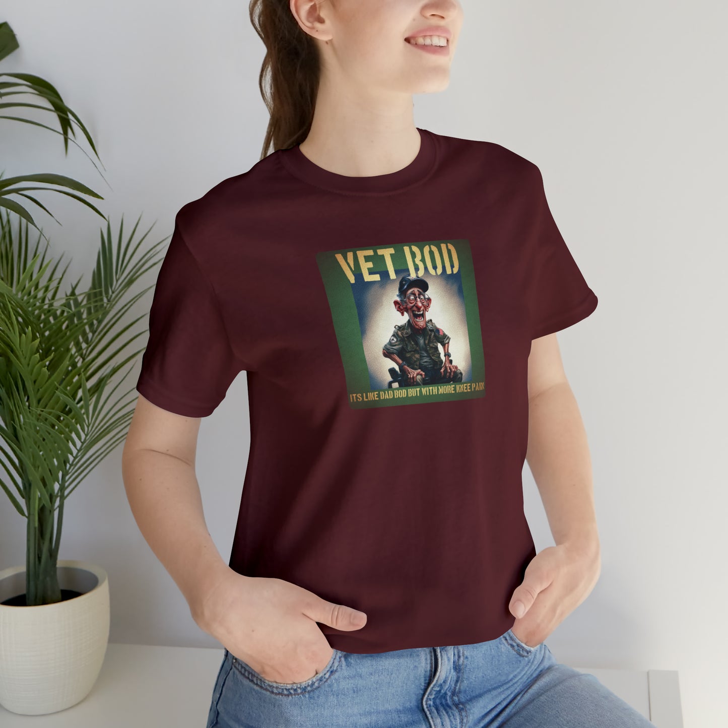 Vet Bod like Dad Body T-shirt Unisex Jersey Short Sleeve Tee